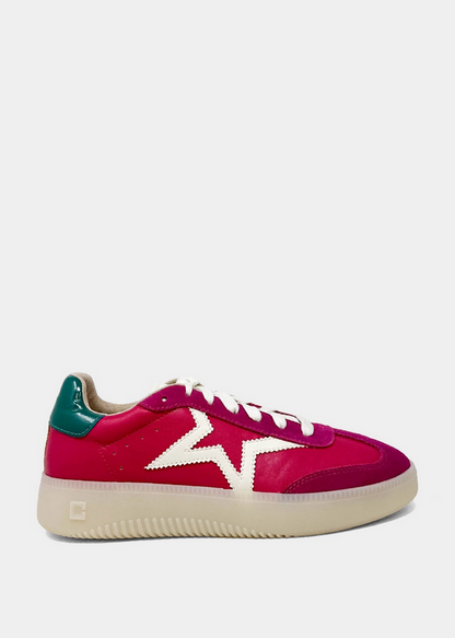 ShuShop Peaches Platform Sneakers in Fuchsia