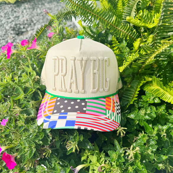 PRAY BIG Multi Print Hat