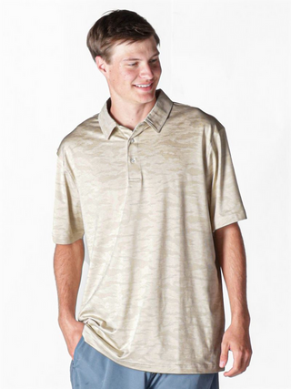 Men's Polo Jacq Beige Shirt