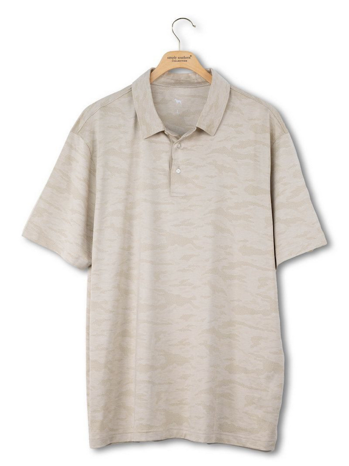 Men's Polo Jacq Beige Shirt