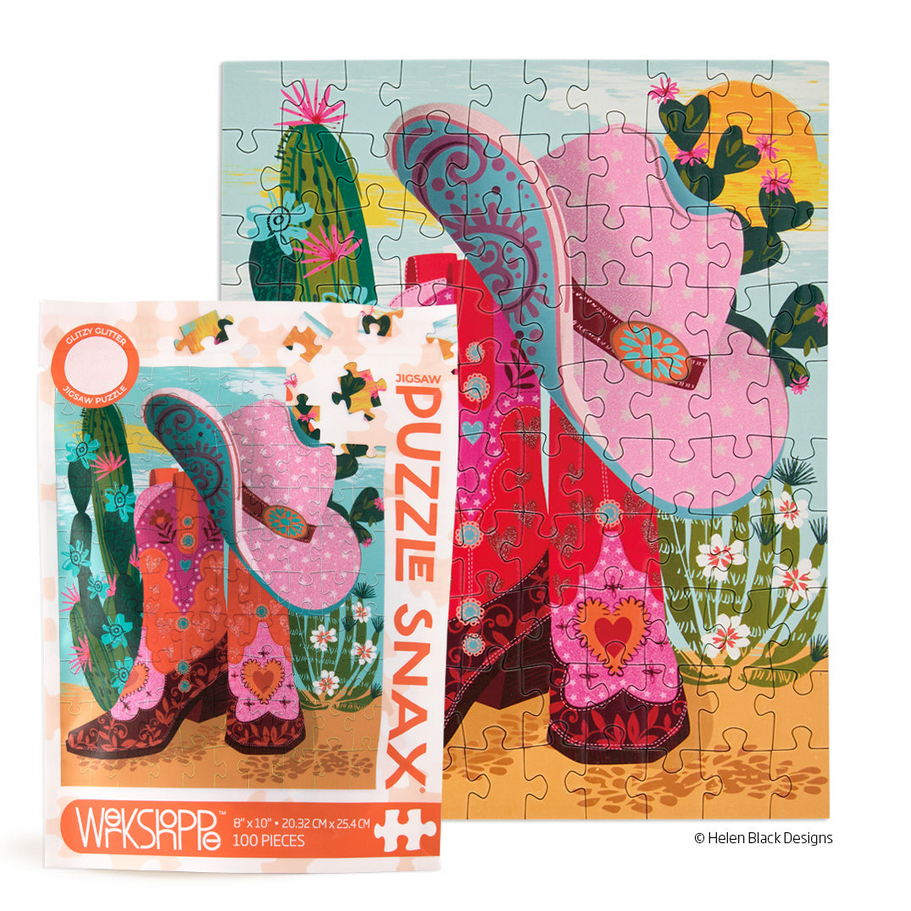 Cowgirl Essentials 100 Puzzle Snax