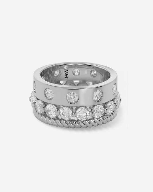 Melinda Maria Ashley Venice Ring Silver