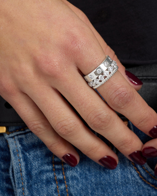 Melinda Maria Ashley Venice Ring Silver