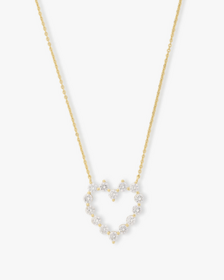 Melinda Maria She's an Icon Baby Heart Necklace Gold