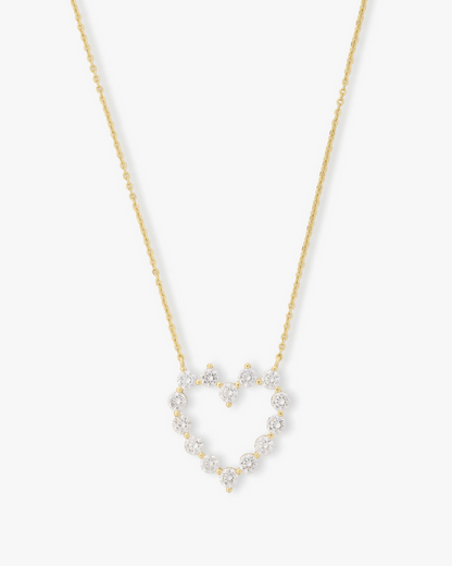 Melinda Maria She's an Icon Baby Heart Necklace Gold