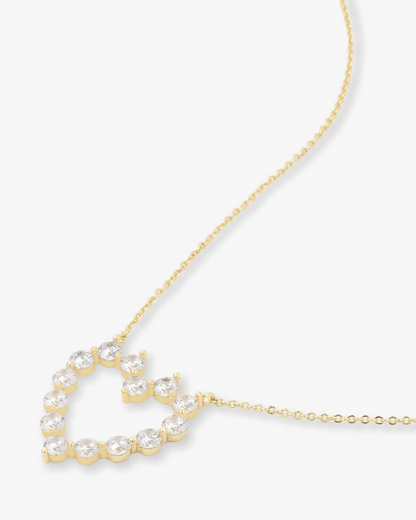 Melinda Maria She's an Icon Baby Heart Necklace Gold