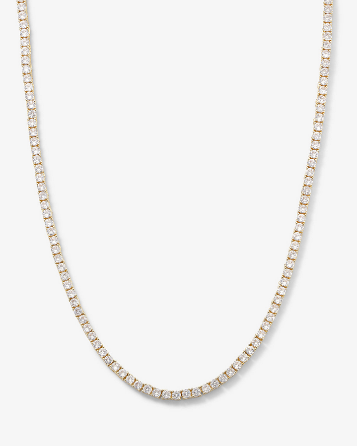 Melinda Maria Heiress Tennis Necklace Gold