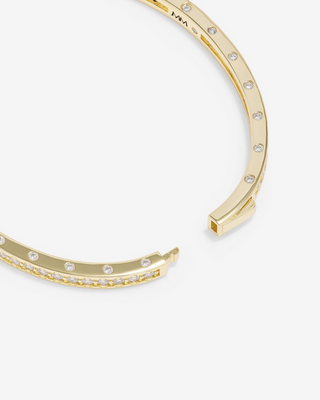 Melinda Maria Ashley Pave Cuff 4mm