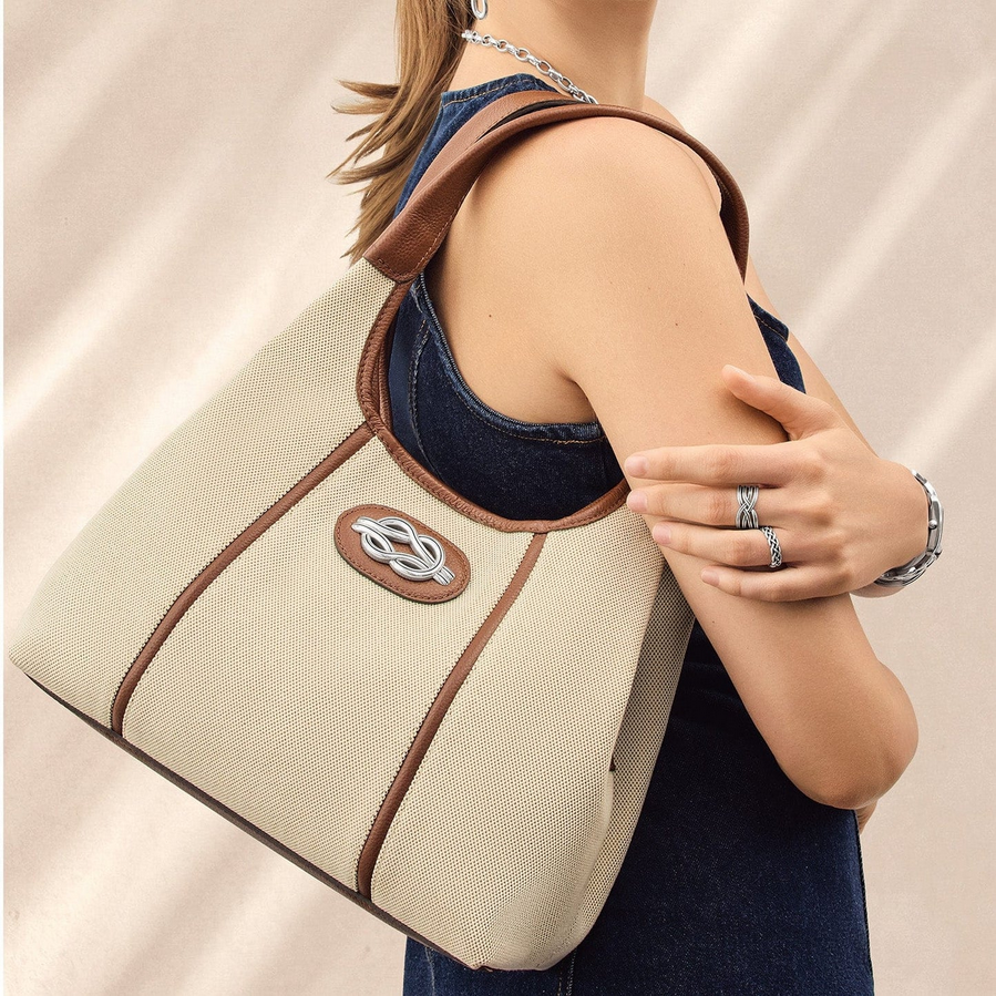 Brighton Selene Canvas Shoulder Bag