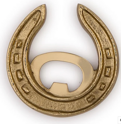 Gold Horseshoe Bottle Opener