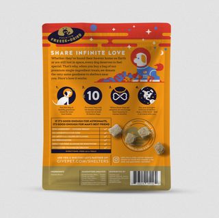 GivePet Mars Rover Freeze-Dried Dog Treats 3oz Bag