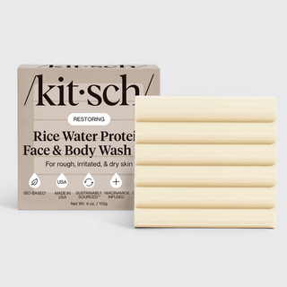 Kitsch Rice Water Protein Face & Body Wash Bar