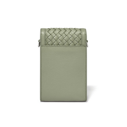 Brighton Sage Interlock Braid Phone Organizer