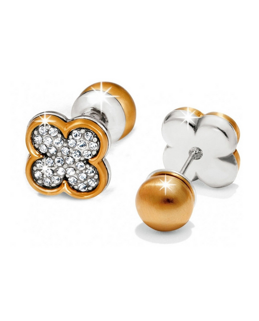 Brighton Gold Massandra Reversible Flower Post Earring