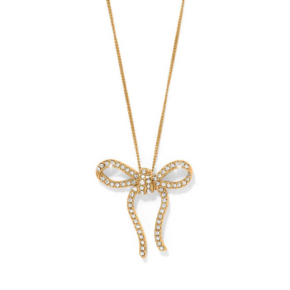 Brighton Illumina Bow Gold Necklace