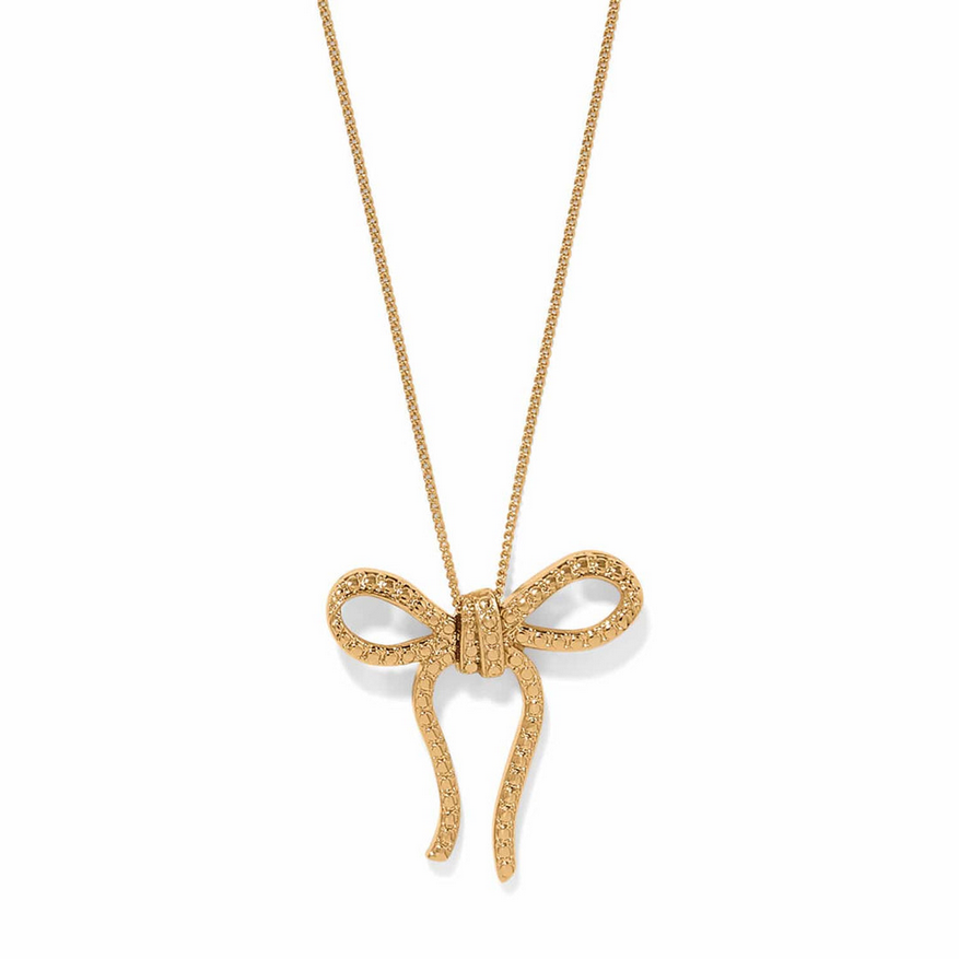 Brighton Illumina Bow Gold Necklace