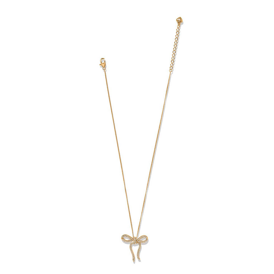 Brighton Illumina Bow Gold Necklace