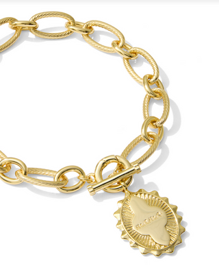 Kendra Scott Mama Gold Link Bracelet