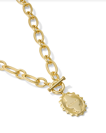 Kendra Scott Mama Link Chain Necklace Gold Metal