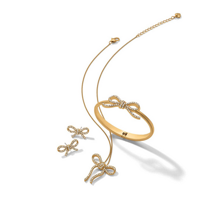Brighton Illumina Gold Bow Post Earring