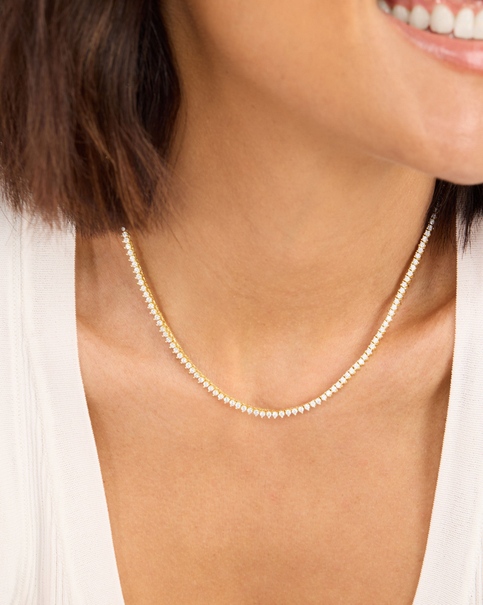 Melinda Maria Baby Not Your Basic Tennis Necklace 2mm