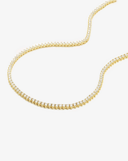 Melinda Maria Not Your Basic Tennis Necklace 3mm