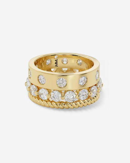 Melinda Maria Ashley Venice Gold Ring