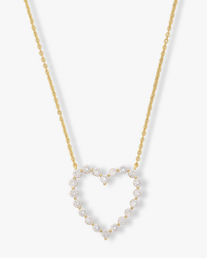 Melinda Maria She's an Icon Heart Necklace