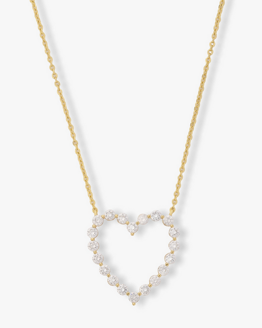 Melinda Maria She's an Icon Heart Necklace
