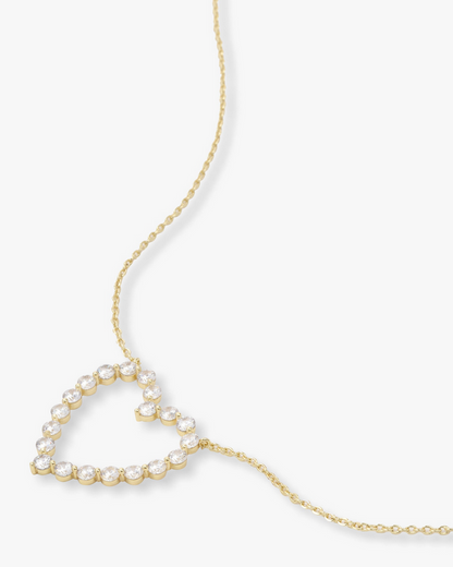 Melinda Maria She's an Icon Heart Necklace