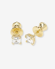Melinda Maria Queens 4mm Studs Gold