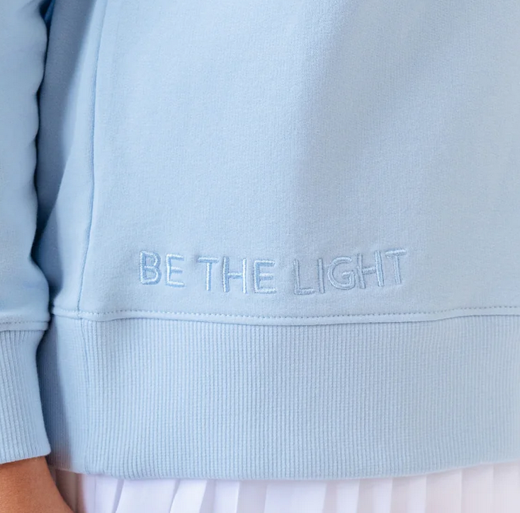 Be the Light Blue Trust Sweatshirt