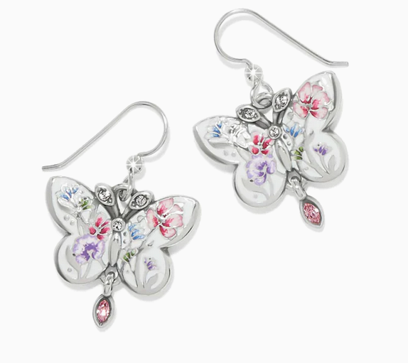 Brighton La Tulipe Butterfly Earrings
