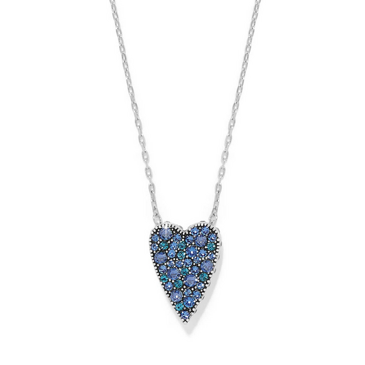 Brighton Love Messages Love Knows Blue Necklace