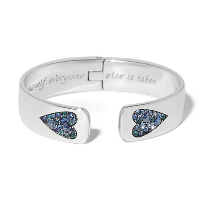 Brighton B You Blue Hinged Bangle