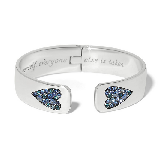 Brighton B You Blue Hinged Bangle
