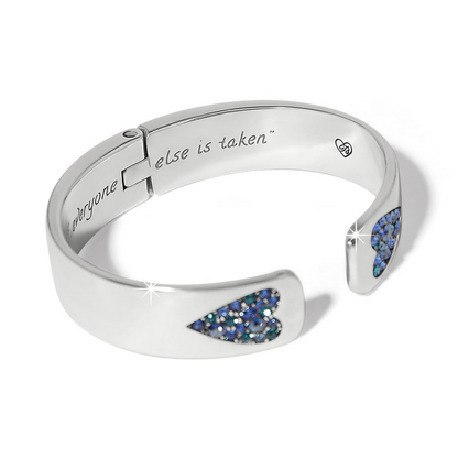 Brighton B You Blue Hinged Bangle