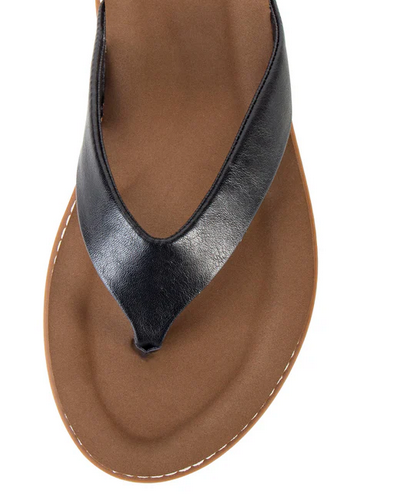 Yellow Box Cielo Black Flip Flops