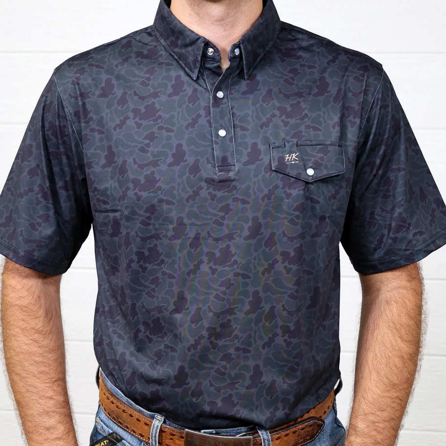 HornKnot Shadow Camo Polo