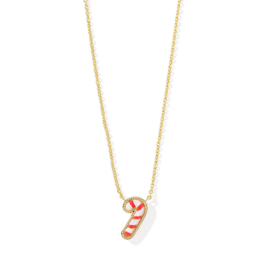 Kendra Scott Candy Cane Gold Ivory MOP Necklace