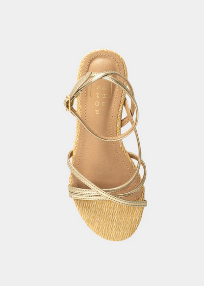 ShuShop Gold Betty Sandal