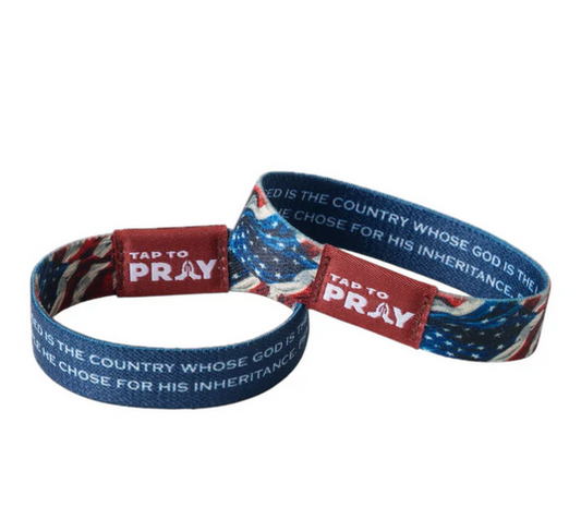 Tap to Pray Wristbands Patriot