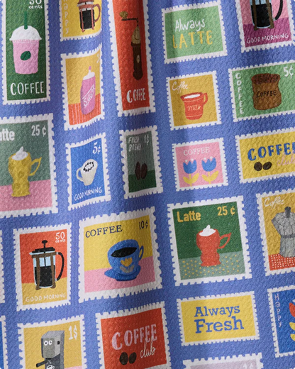 Geometry Brewed by Mail Tea Towel