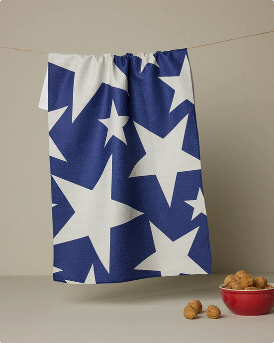 Geometry Celeste Tea Towel