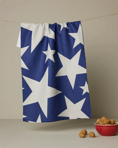 Geometry Celeste Tea Towel