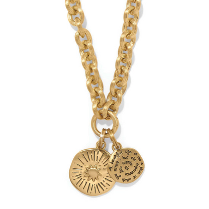 Brighton Token Lavish Link Charm Necklace