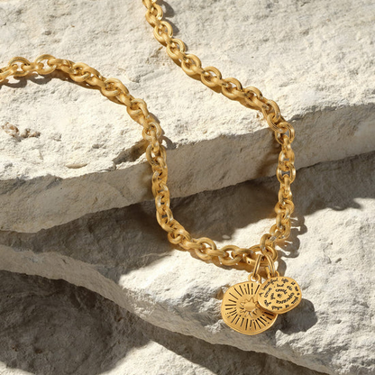 Brighton Token Lavish Link Charm Necklace