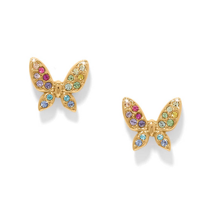 Brighton Enchanting Gem Butterfly Earrings