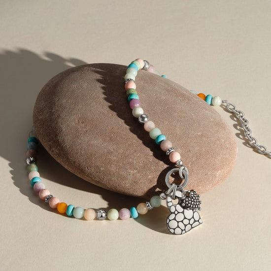 Brighton Pebble Sweet Hearts Charm Necklace