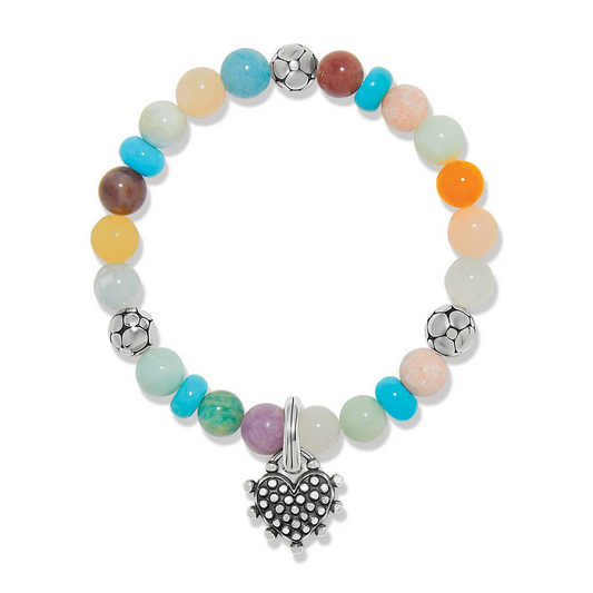 Brighton Pebble Sweet Hearts Charm Bracelet